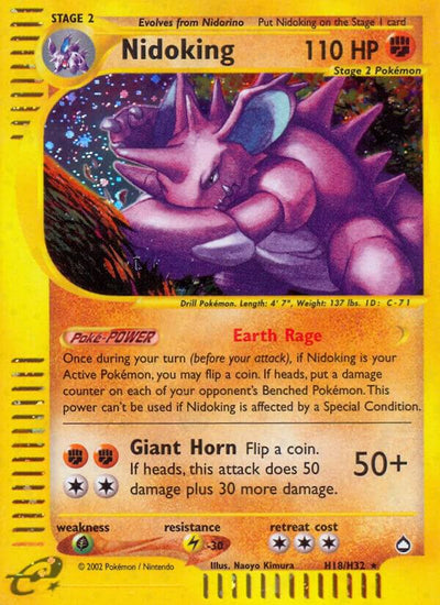 Nidoking : H18/H32