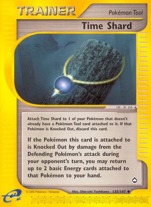 Pokémon Time Shard #135/147 Aquapolis Uncommon Reverse Holofoil Near Mint English Trading Card — catalog front, TCGplayer SKU 2891232