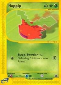 Pokémon Hoppip #112/165 Expedition Common Reverse Holofoil Lightly Played English Trading Card — catalog front, TCGplayer SKU 2893287