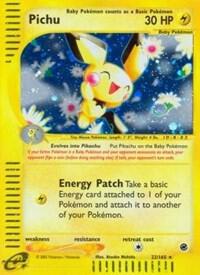 Pokémon Pichu #022/165 Expedition 22 Reverse Holofoil Heavily Played English Trading Card — catalog front, TCGplayer SKU 2894454