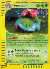 Pokémon Venusaur #030/165 Expedition 30 Reverse Holofoil Moderately Played Trading Card