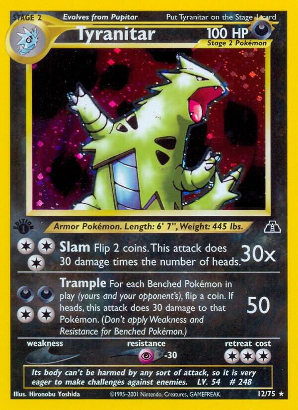 Tyranitar : 12/75