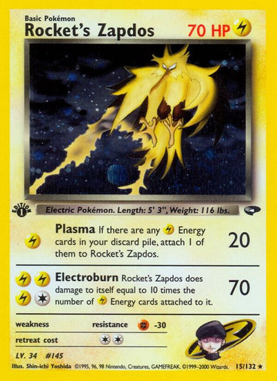 Rocket's Zapdos : 015/132