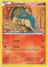 Pokémon Cyndaquil #18/162 XY - BREAKthrough Common Reverse Holofoil Near Mint English Trading Card — catalog front, TCGplayer SKU 2999907