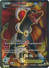 Pokémon Houndoom EX #153/162 BREAKthrough Full Art Holofoil Moderately Played English Trading Card — catalog front, TCGplayer SKU 3001189