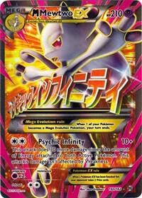 Pokémon M Mewtwo EX #160/162 XY - BREAKthrough 160 Full Art Holofoil Near Mint Trading Card