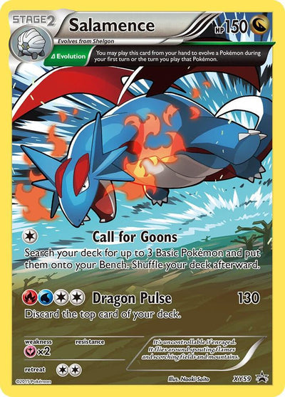 Pokémon Salamence #XY59 XY Promos Promo Holofoil Moderately Played English Trading Card — catalog front, TCGplayer SKU 3007619