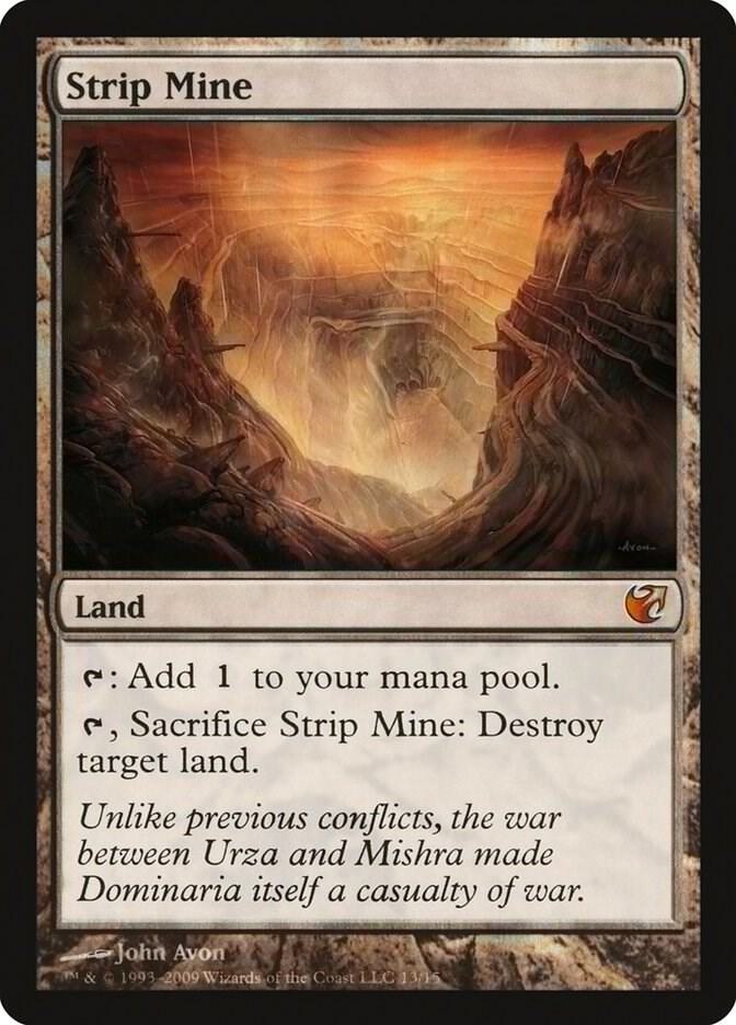 Magic Strip Mine #13 From the Vault: Exiled Mythic Rare Foil Near Mint Trading Card