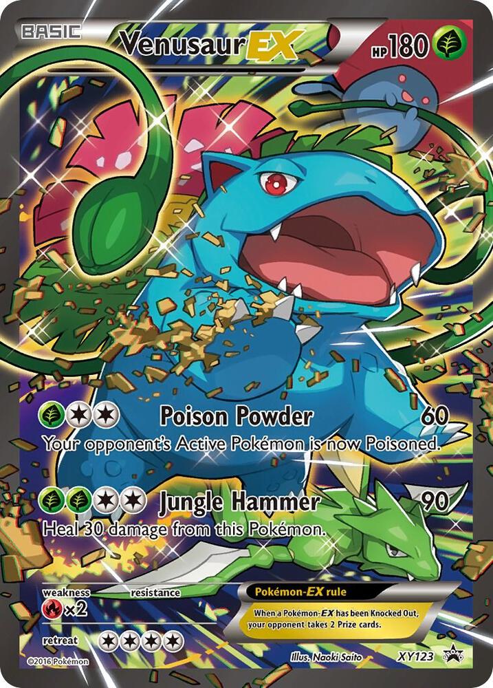 Pokémon Venusaur EX #XY123 XY Promos Promo Holofoil Near Mint Trading Card