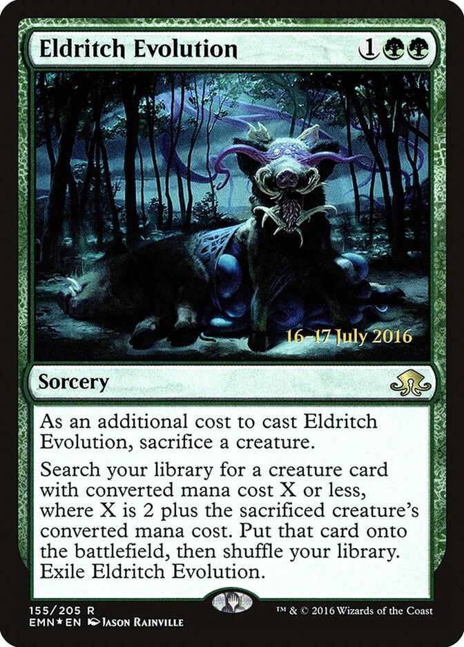 Magic Eldritch Evolution #155 Prerelease Cards Rare Foil Near Mint English Trading Card — catalog front, TCGplayer SKU 3165734