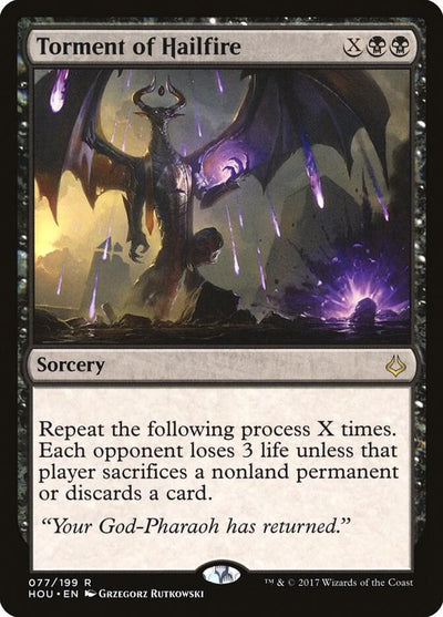 Magic Torment of Hailfire #77 Hour of Devastation Rare Non-Foil Near Mint Trading Card