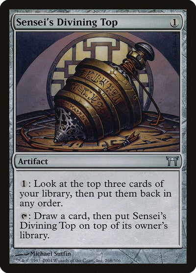 Magic Sensei's Divining Top #268 Champions of Kamigawa Uncommon Non-Foil Moderately Played Trading Card