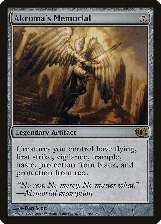 Magic Akroma's Memorial #159 Future Sight Rare Non-Foil Moderately Played Trading Card