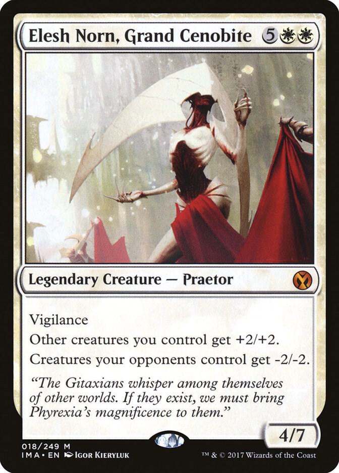 Magic Elesh Norn, Grand Cenobite #18 Iconic Masters Mythic Rare Non-Foil Near Mint Trading Card