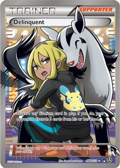 Pokémon Delinquent - 98b/122 #098b/122 Alternate Art Promos Full Art Holofoil Lightly Played Trading Card