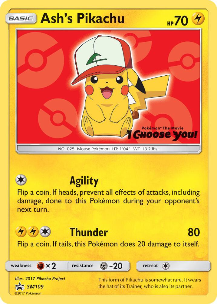 Ash's Pikachu : SM109