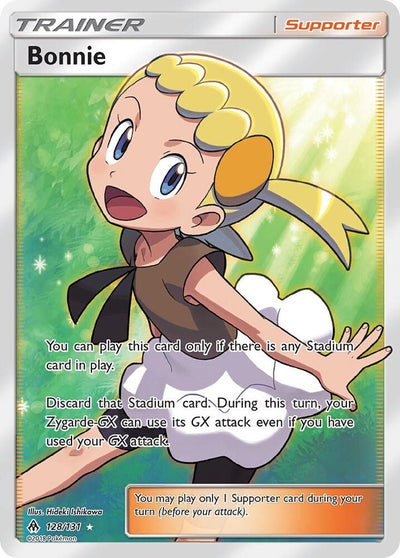 Pokémon Bonnie #128/131 SM - Forbidden Light Full Art Holofoil Near Mint English Trading Card — catalog front, TCGplayer SKU 3643393