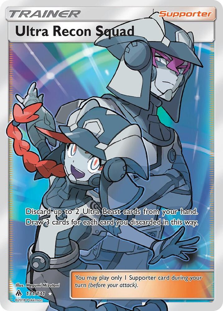 Pokémon Ultra Recon Squad #131/131 SM - Forbidden Light Full Art Holofoil Near Mint Trading Card