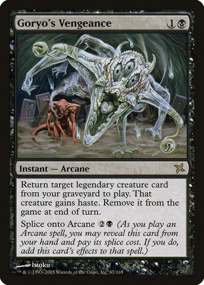 Magic Goryo's Vengeance #67 Betrayers of Kamigawa Rare Non-Foil Lightly Played Trading Card
