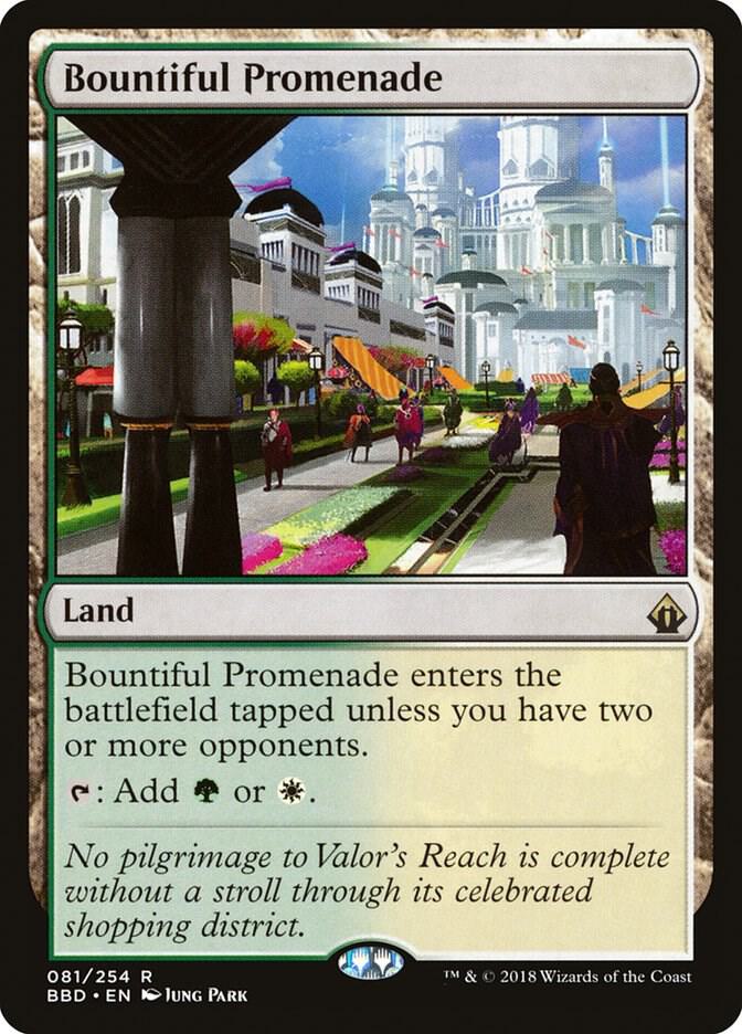 Magic Bountiful Promenade #81 Battlebond Rare Non-Foil Near Mint English Trading Card — catalog front, TCGplayer SKU 3743839