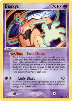 Pokémon Deoxys - 16/107 #016/107 Deck Exclusives EX Deoxys Holofoil Near Mint English Trading Card — catalog front, TCGplayer SKU 3840833