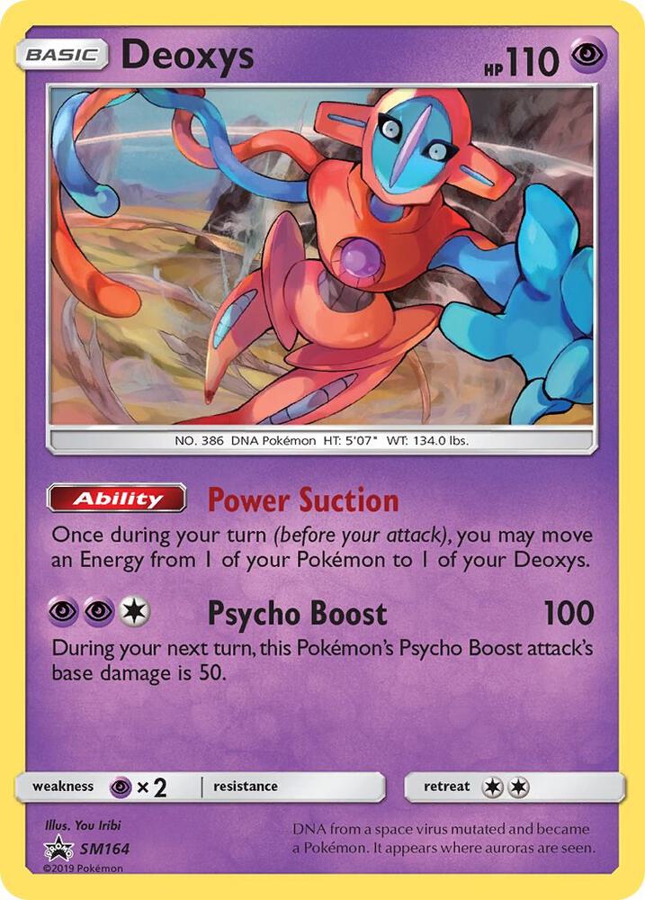 Pokémon Deoxys #SM164 SM Promos Promo Holofoil Near Mint Trading Card