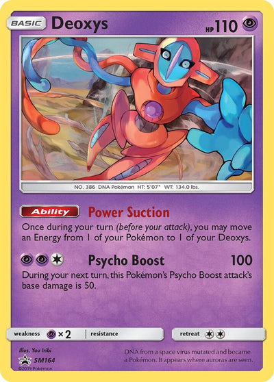 Pokémon Deoxys #SM164 SM Promos Promo Holofoil Near Mint Trading Card