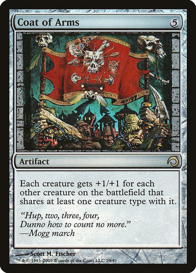 Magic Coat of Arms #29 Premium Deck Series: Slivers Rare Foil Near Mint English Trading Card — catalog front, TCGplayer SKU 399636