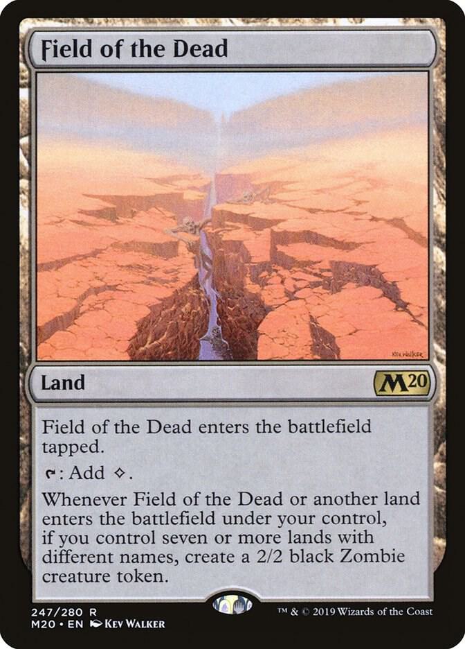 Magic Field of the Dead #247 Core Set 2020 Rare Non-Foil Near Mint Trading Card