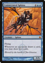 Magic Consecrated Sphinx #21 Mirrodin Besieged Mythic Rare Non-Foil Near Mint English Trading Card — catalog front, TCGplayer SKU 413973