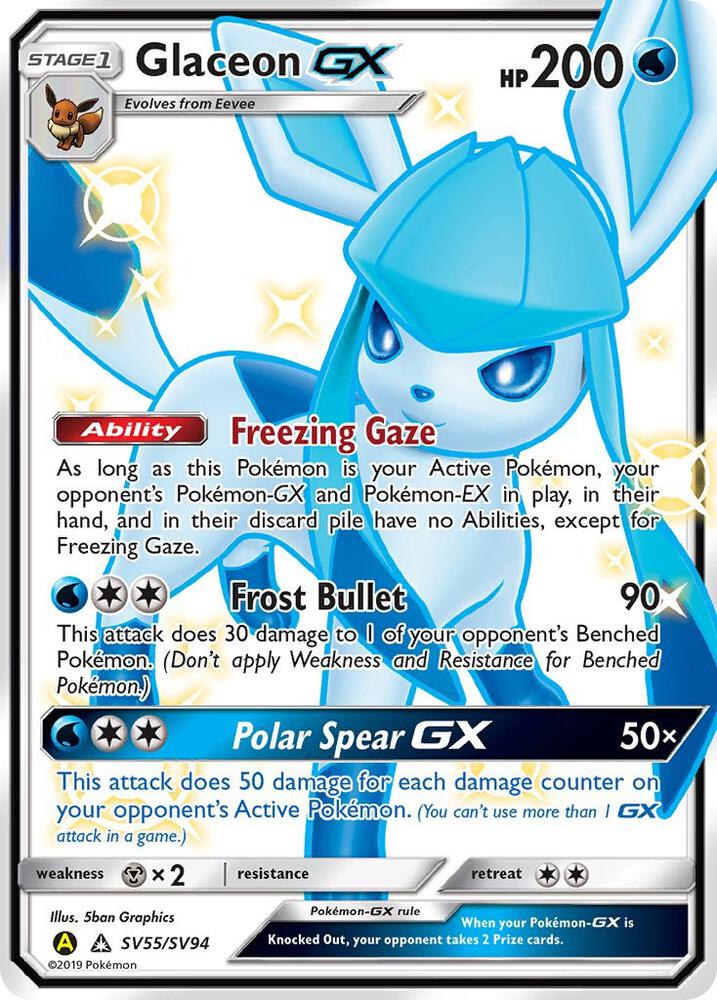 Glaceon GX : SV55/SV94