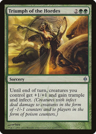 Magic Triumph of the Hordes #123 New Phyrexia Uncommon Non-Foil Near Mint English Trading Card — catalog front, TCGplayer SKU 417198