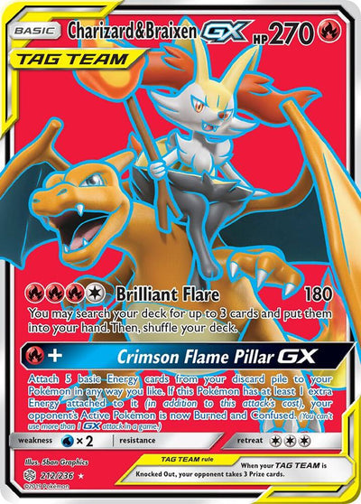 Charizard & Braixen GX : 212/236