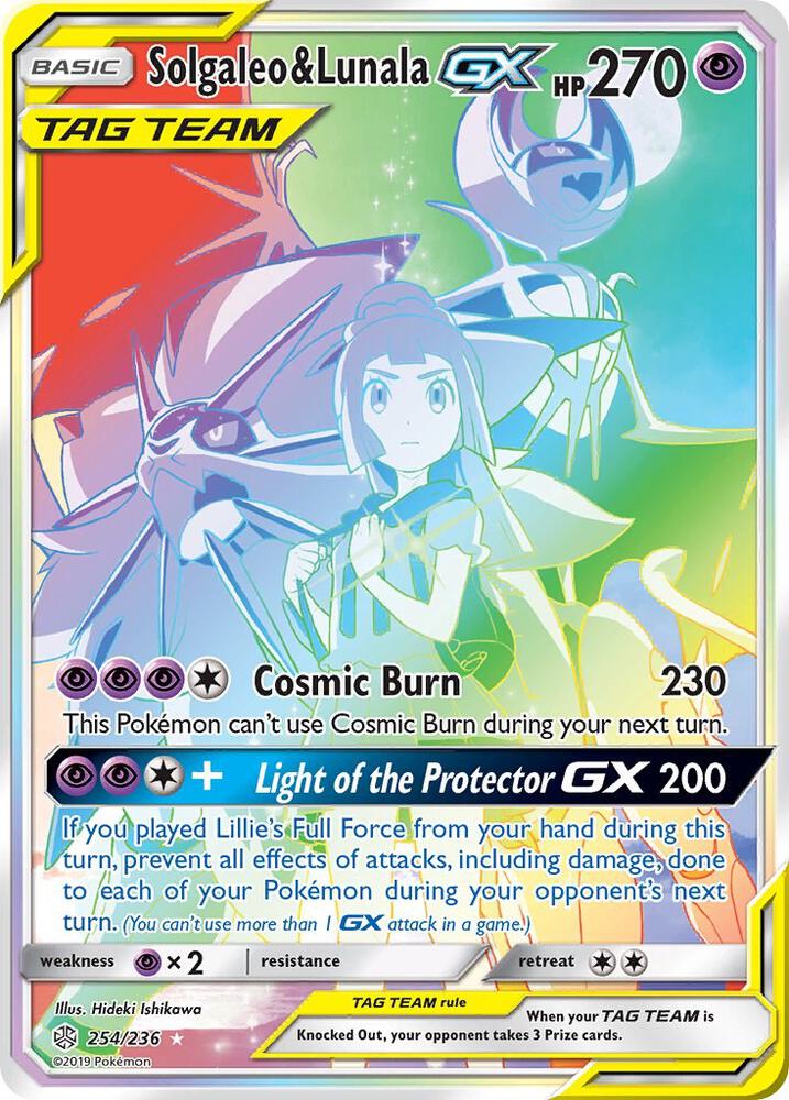 Solgaleo & Lunala GX : 254/236