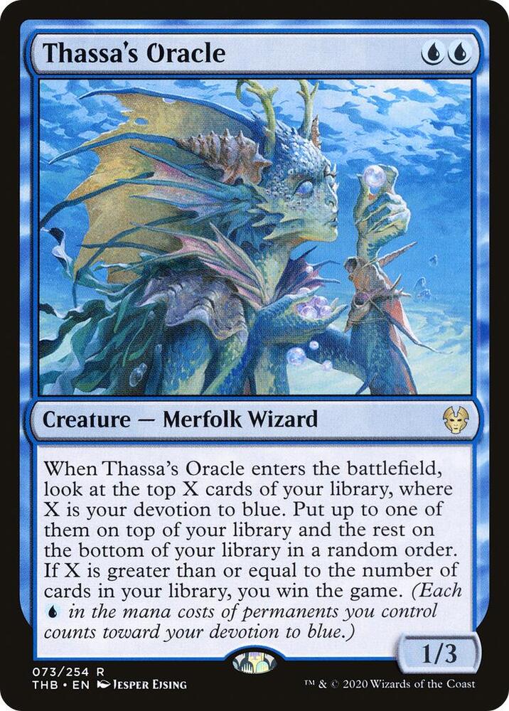 Magic Thassa's Oracle #73 Theros Beyond Death Rare Non-Foil Near Mint Trading Card
