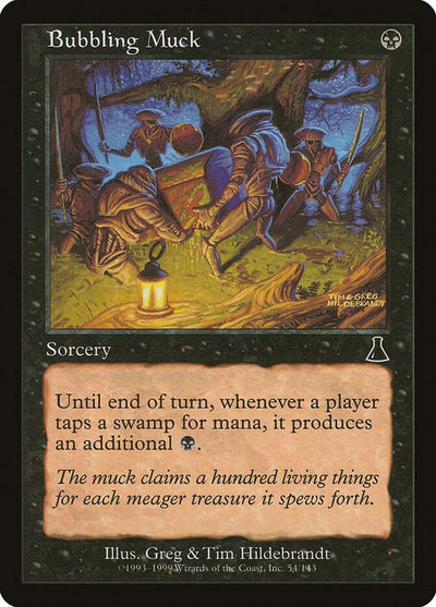Magic Bubbling Muck #54 Urza's Destiny Common Foil Near Mint Trading Card