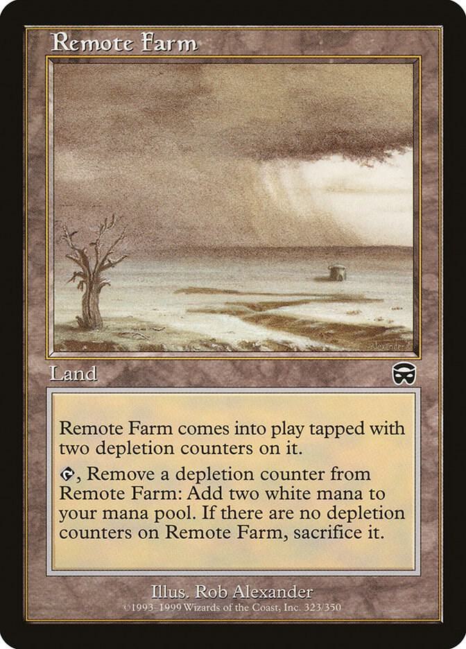 Magic Remote Farm #323 Mercadian Masques Common Foil Near Mint Trading Card