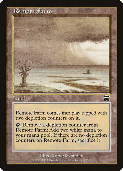 Magic Remote Farm #323 Mercadian Masques Common Foil Near Mint Trading Card