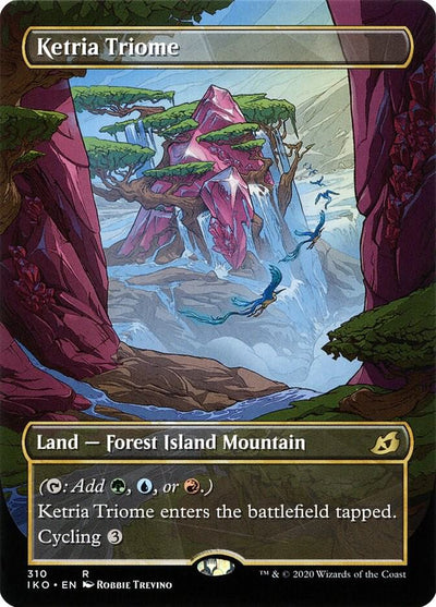 Magic Ketria Triome #310 Ikoria: Lair of Behemoths Showcase Non-Foil Near Mint English Trading Card — catalog front, TCGplayer SKU 4397743