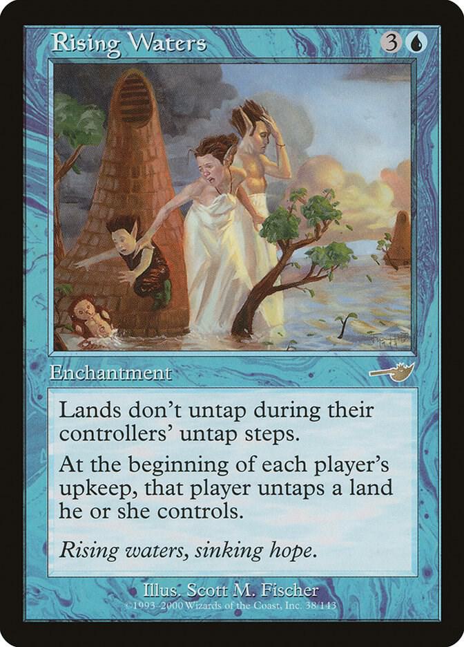 Magic Rising Waters #38 Nemesis Rare Foil Near Mint English Trading Card — catalog front, TCGplayer SKU 44485