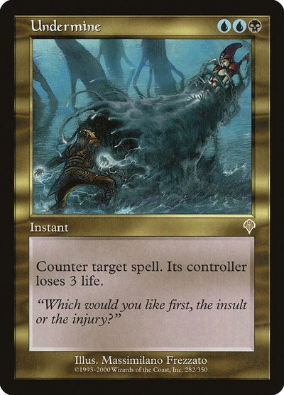 Magic Undermine #282 Invasion Rare Foil Near Mint English Trading Card — catalog front, TCGplayer SKU 44974