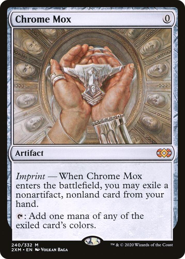 Magic Chrome Mox #240 Double Masters Mythic Rare Foil Near Mint Trading Card