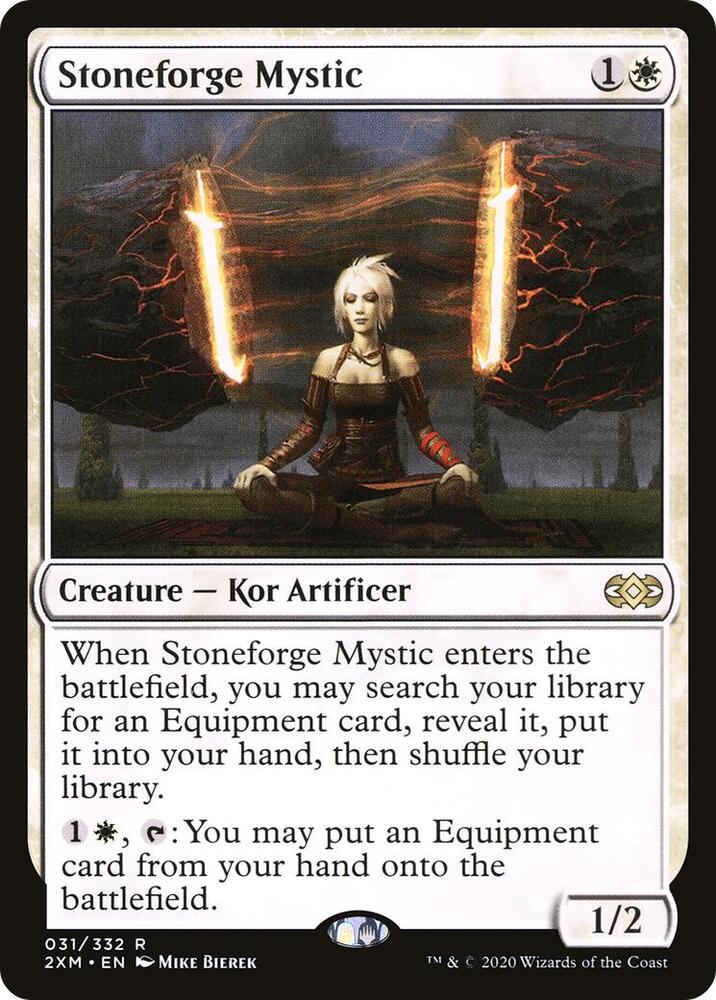 Magic Stoneforge Mystic #31 Double Masters Rare Foil Near Mint Trading Card
