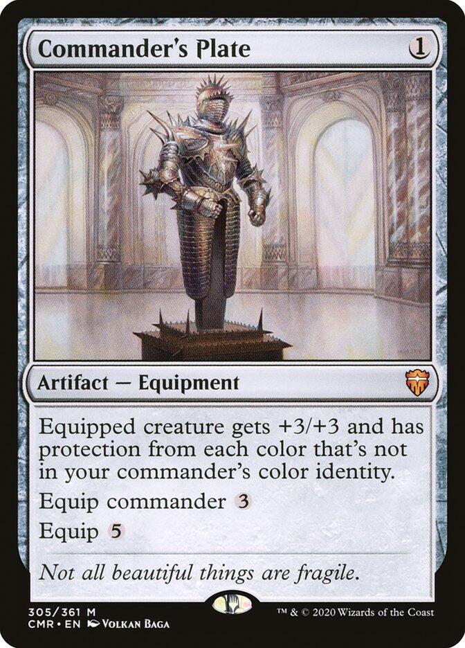 Magic Commander's Plate #305 Commander Legends Mythic Rare Foil Near Mint Trading Card