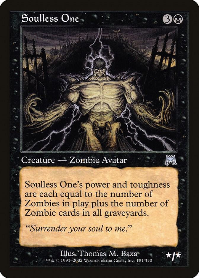 Magic Soulless One #171 Onslaught Uncommon Foil Near Mint Trading Card
