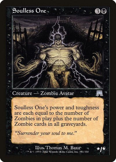 Magic Soulless One #171 Onslaught Uncommon Foil Near Mint Trading Card