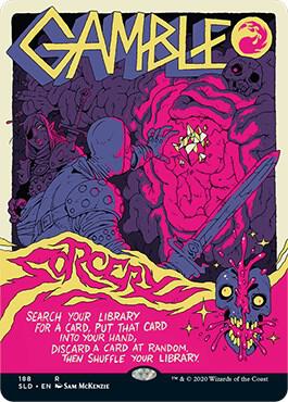 Magic Gamble #188 Secret Lair Drop Series Rare Non-Foil Near Mint Trading Card