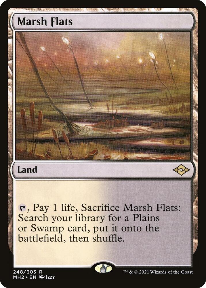 Magic Marsh Flats #248 Modern Horizons 2 Rare Non-Foil Near Mint Trading Card