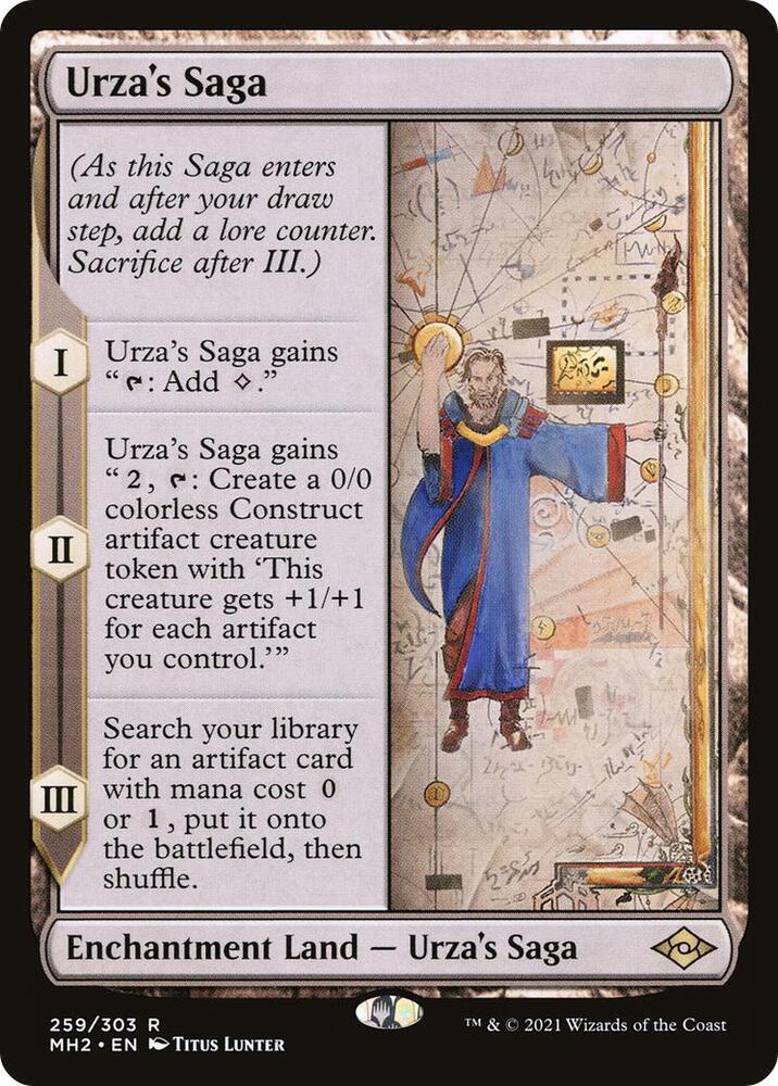 Magic Urza's Saga #259 Modern Horizons 2 Rare Non-Foil Near Mint English Trading Card — catalog front, TCGplayer SKU 4943722