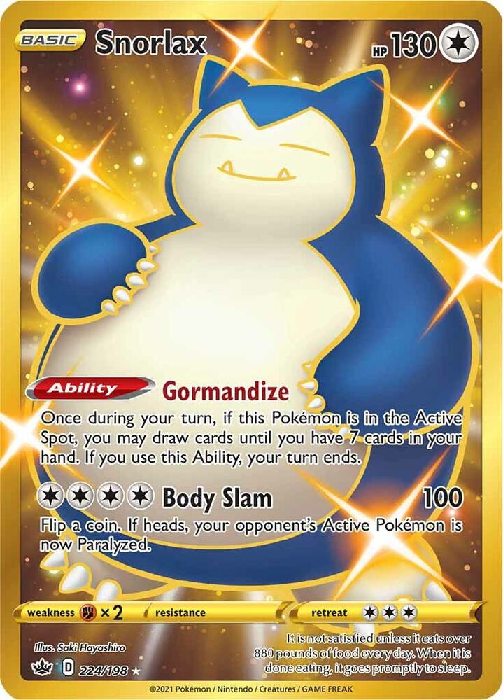 Snorlax : 224/198